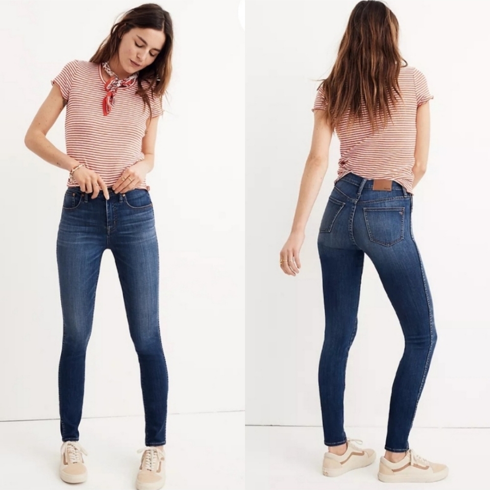 Madewell 10" High Rise Skinny Jean Danny Wash